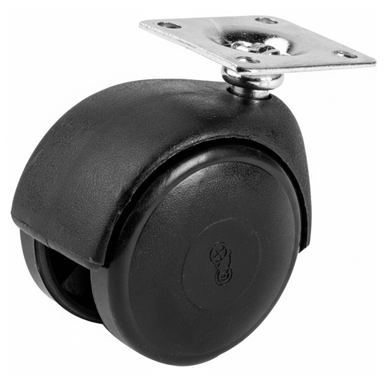 KORAL 50X26 SİYAH BÜYÜK TABLALI PLASTİK TEKER 1401